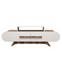 Voir la diapositive 1 : Habitat et Jardin Meuble TV en bois  Rose  - 145 x 36 x 49 cm - Blanc