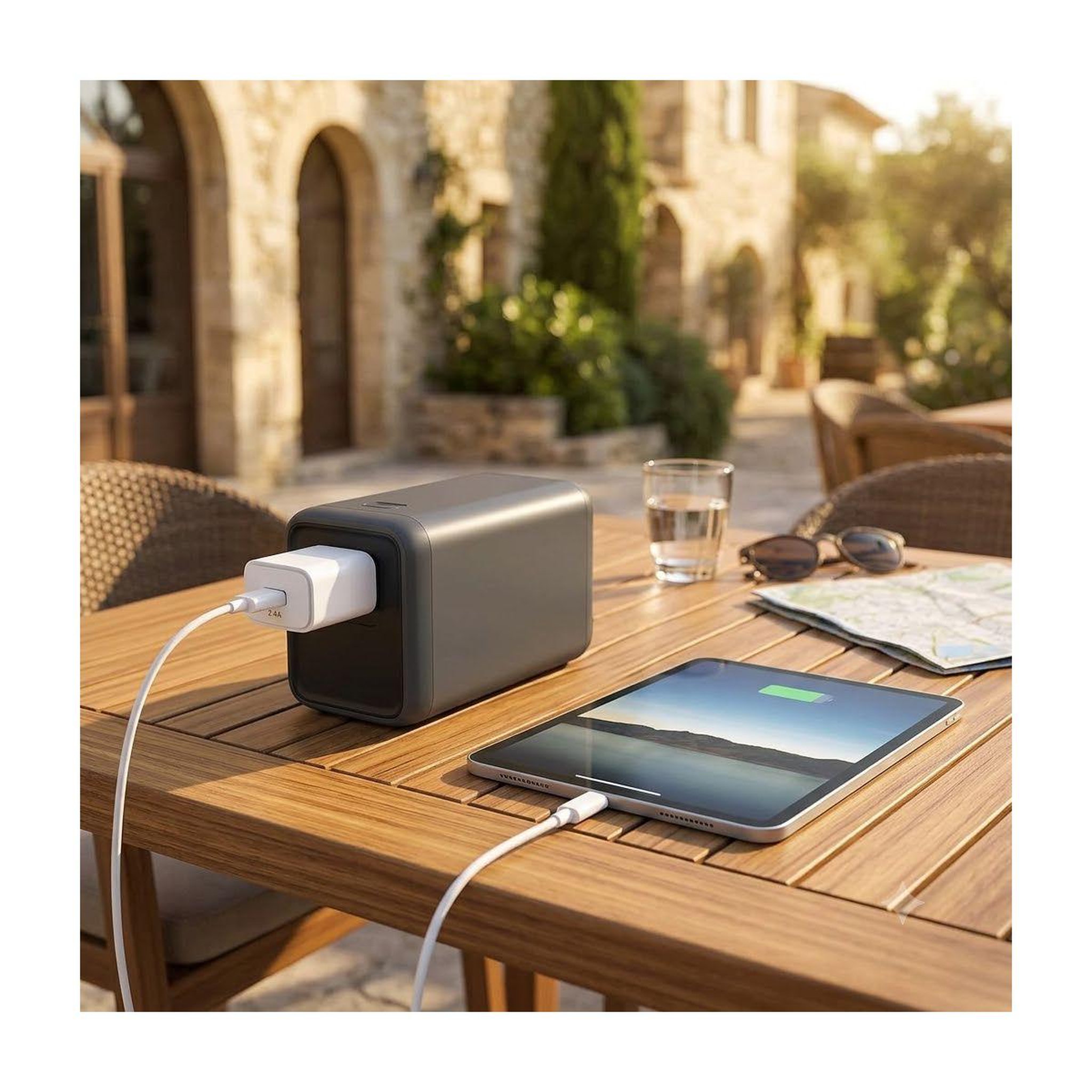 Voir la diapositive 5 : ESSENTIEL B Chargeur + câble 12w usb-a + câble lightning 1m blanc compatible iphone 17 16 15 pro max et samsung galaxy
