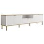 Voir la diapositive 2 : BEST MOBILIER Hope - meuble tv 181 cm - 2 portes et 1 tiroir