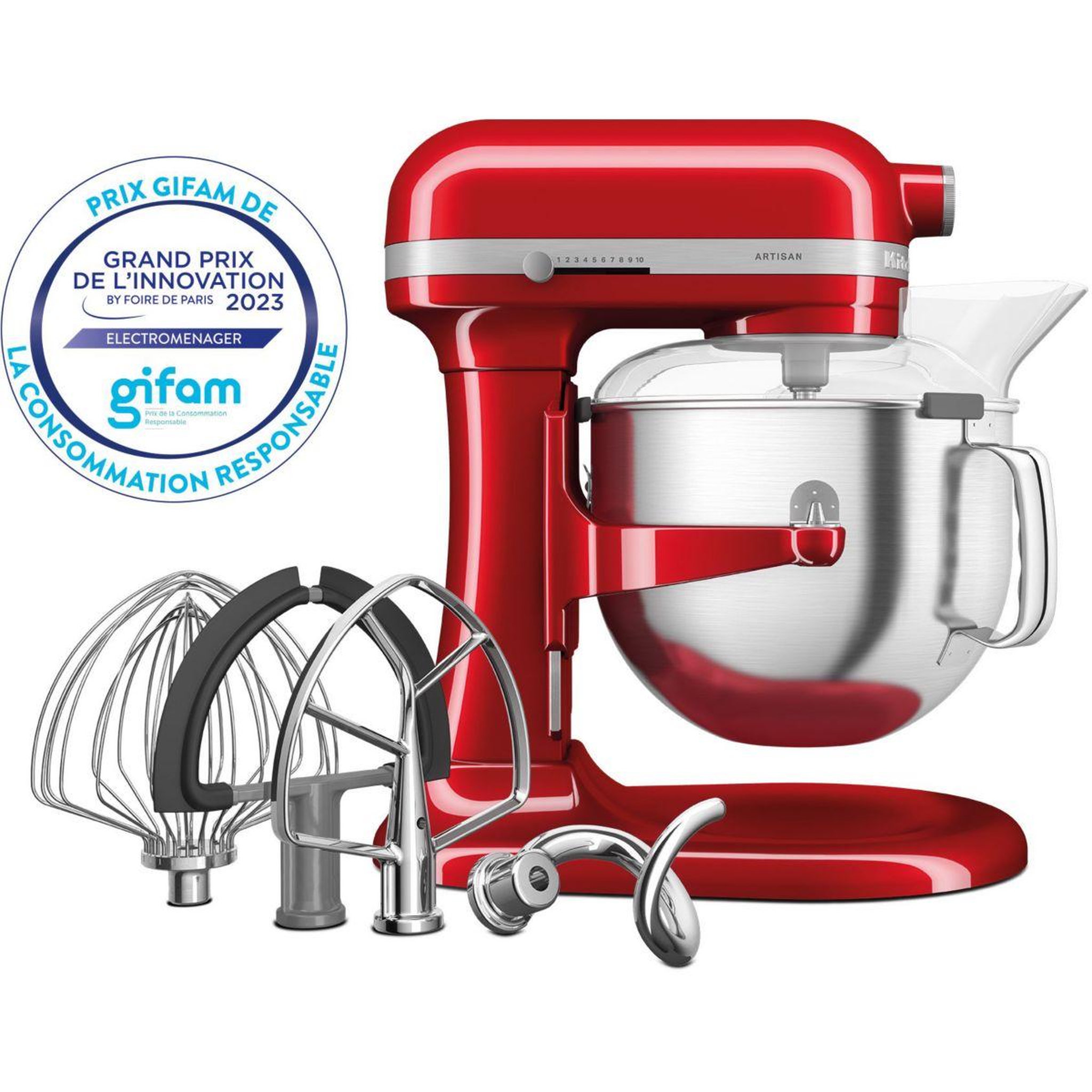 KitchenAid Robot pâtissier 5ksm70shxeca pomme d'amour