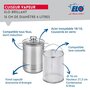 Voir la diapositive 3 : ELO Cuiseur à asperges inox avec couvercle 4 litres Elo Brillant
