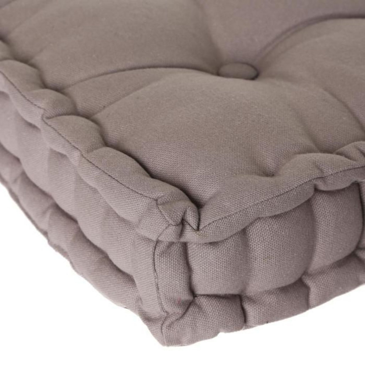 ATMOSPHERA Coussin de Sol  Dorian  40x40cm Gris