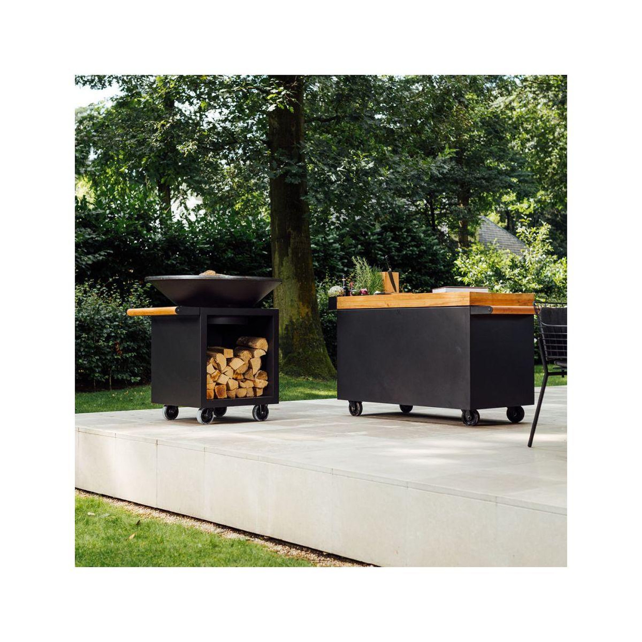 Voir la diapositive 4 : OFYR Brasero classic storage black 100 pro oc4b100