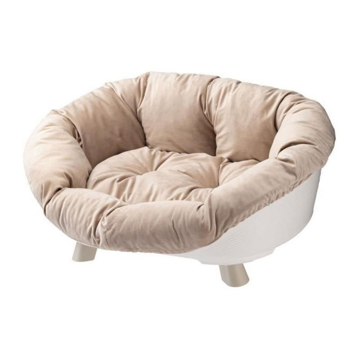 Ferplast Corbeille - FERPLAST - SOFA THRONE 6 - Avec coussin - Blanc