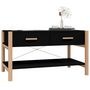 Voir la diapositive 4 : VIDAXL Table basse Noir 82x48x45 cm Bois d'ingenierie