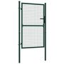 Voir la diapositive 2 : VIDAXL Portail de cloture acier 100x125 cm vert