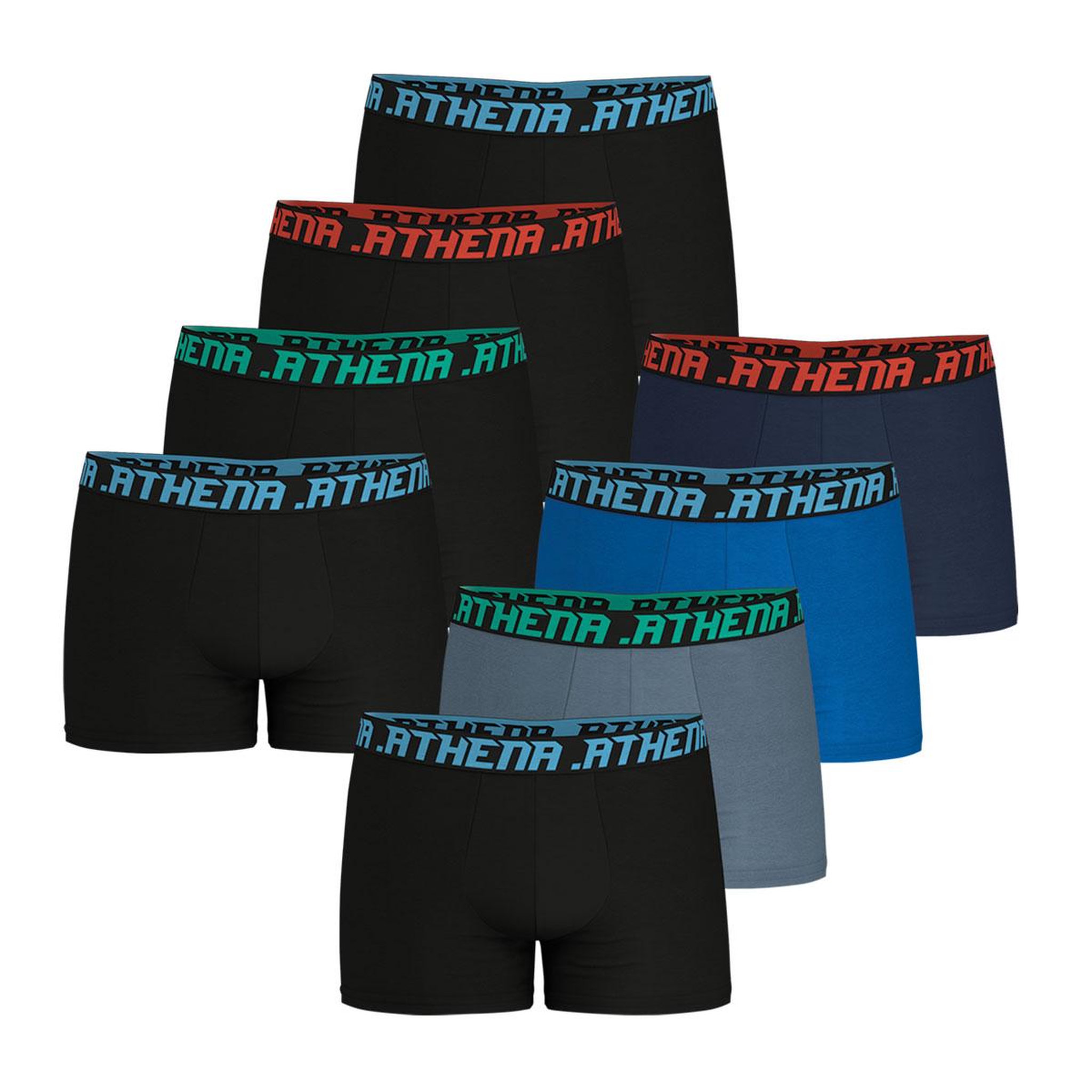 Voir la diapositive 1 : Athena Lot de 8 boxers homme My Petits Prix