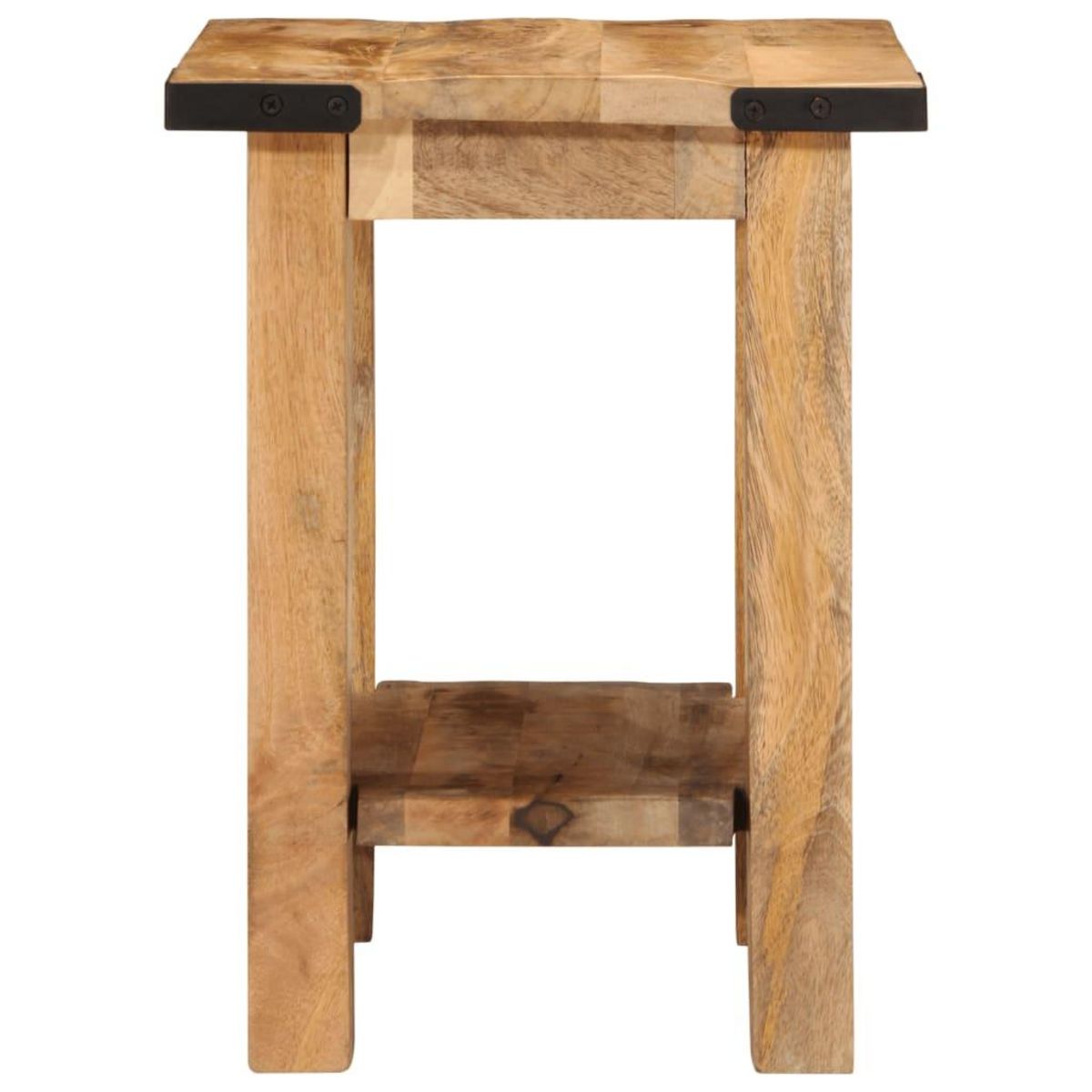 VIDAXL Table d'appoint 40x30x40 cm bois massif de manguier brut