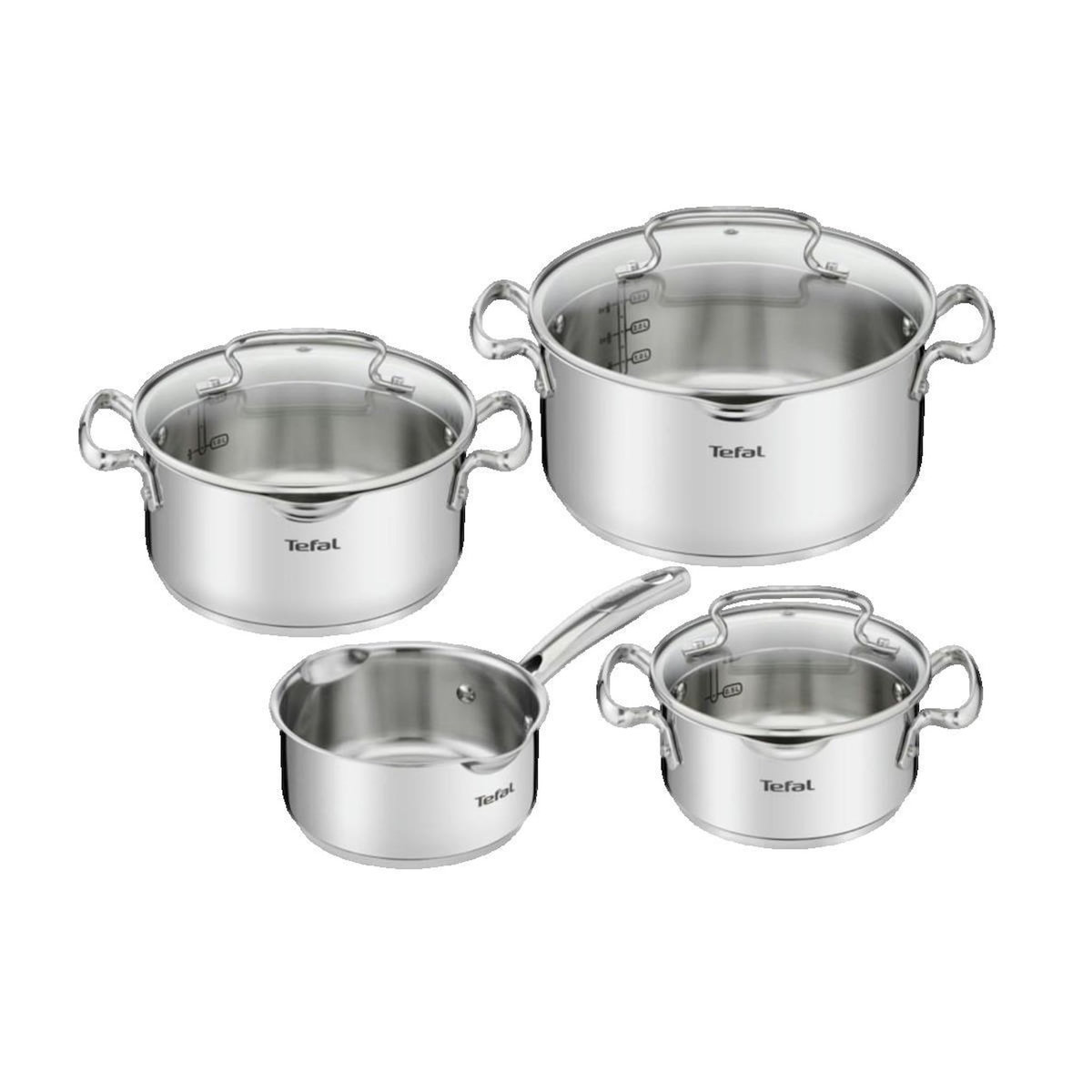 TEFAL Batterie de cuisine Tefal Duetto+ Acier inoxydable