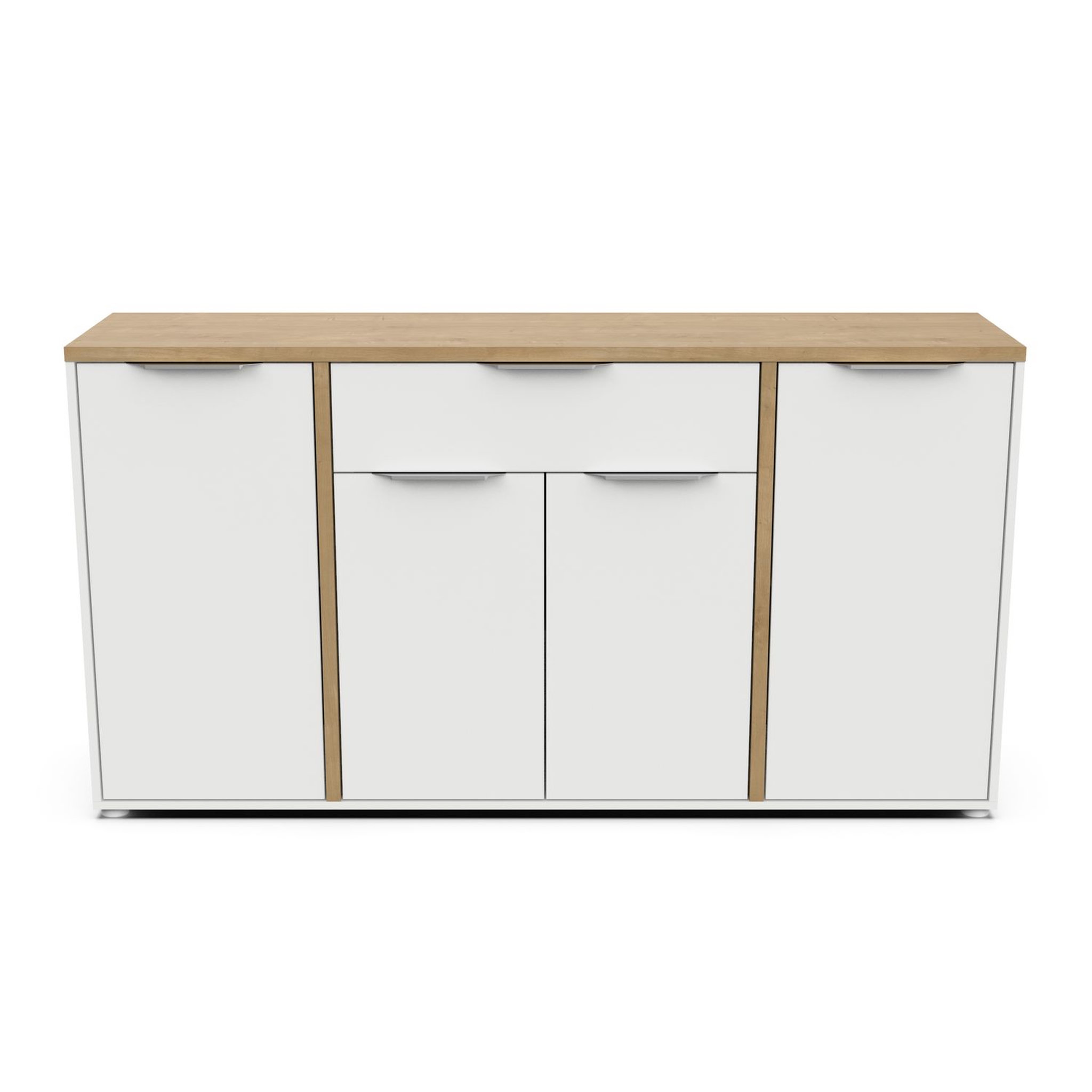 Buffet 4 portes 1 tiroirs L160 cm ILYES