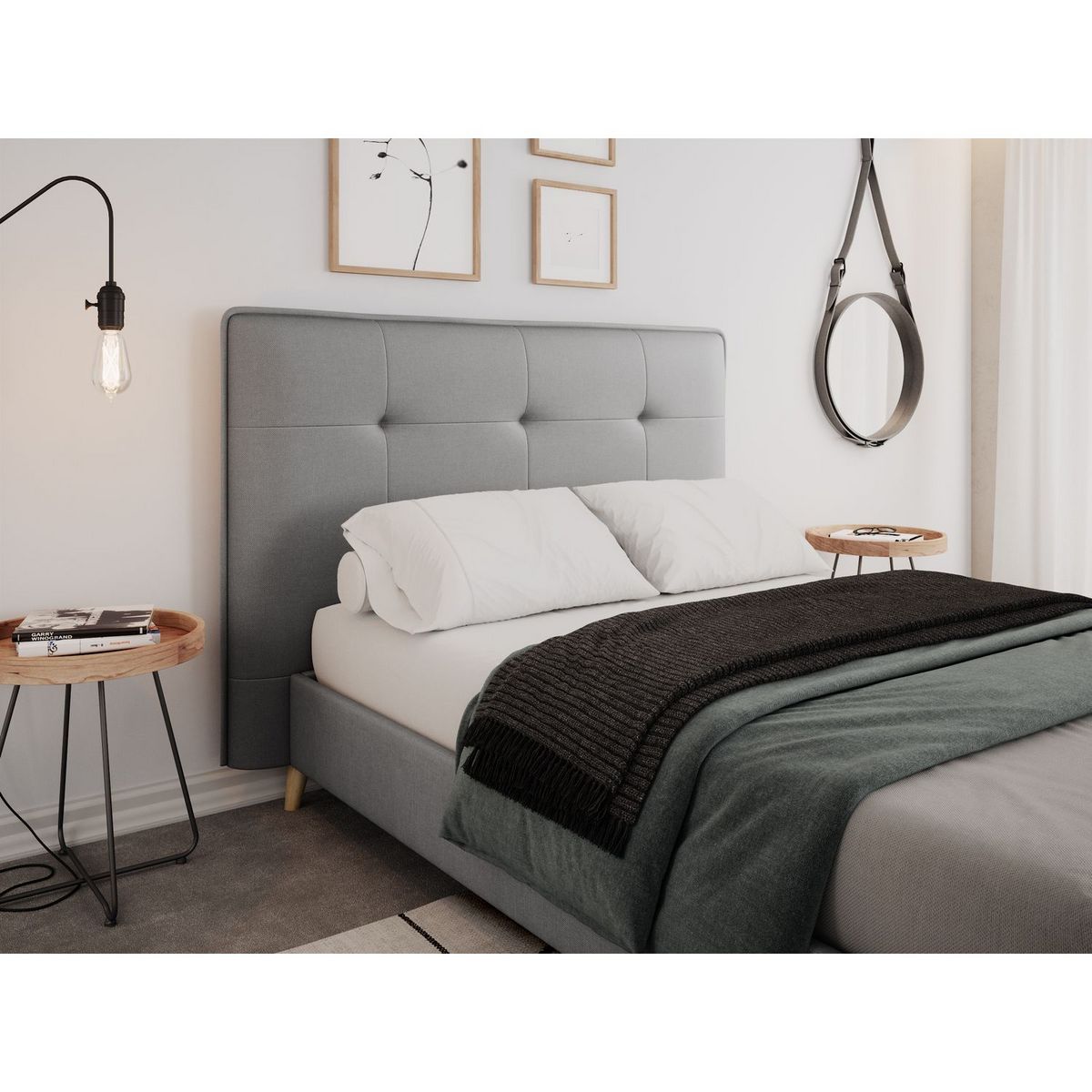 Tête de lit 165cm tissu FUSETA