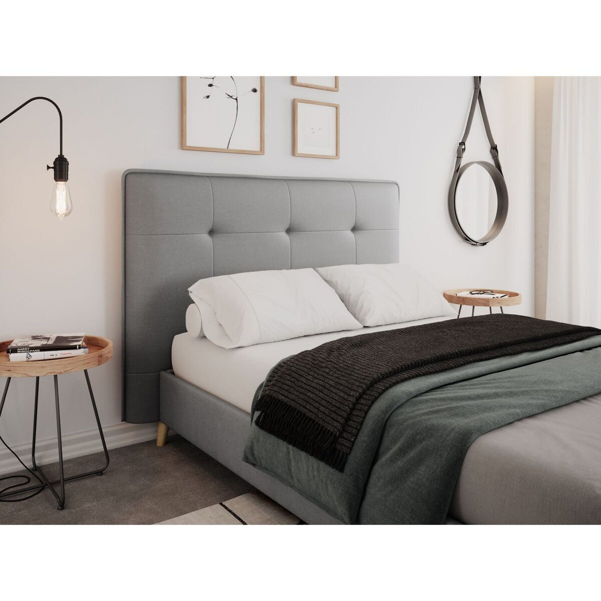 Tête de lit 165cm tissu FUSETA