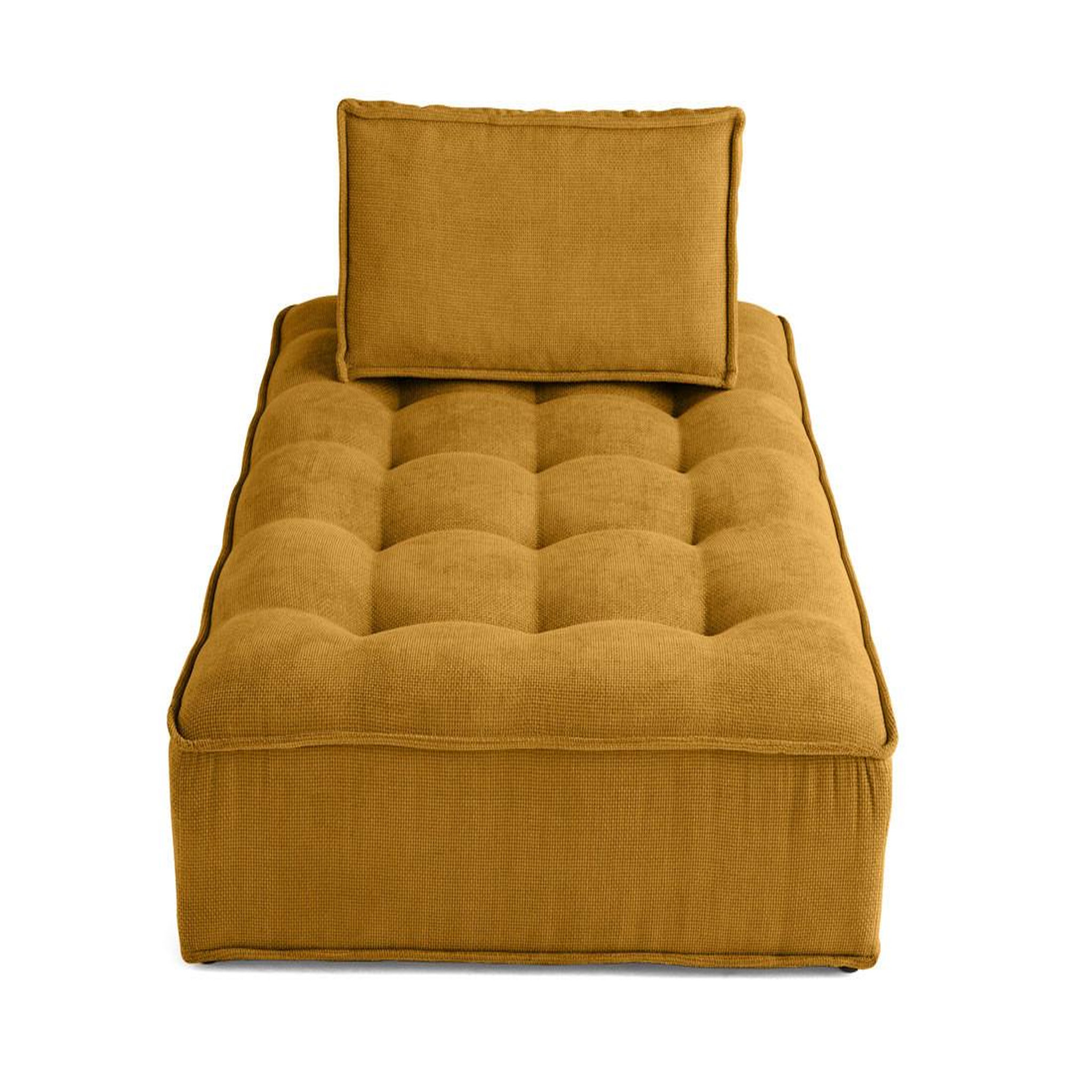 Voir la diapositive 6 : BEST MOBILIER Marisol - module d'assise méridienne - velours texturé
