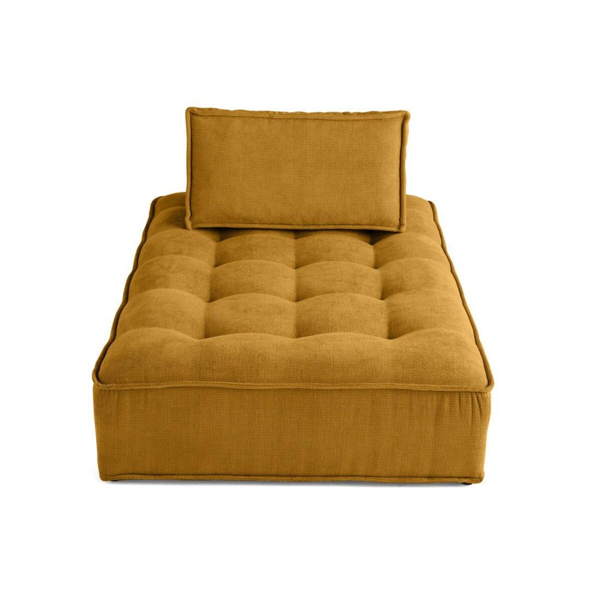 LISA DESIGN Marisol - module d'assise méridienne - velours texturé