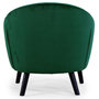 Voir la diapositive 4 : Paris Prix Fauteuil Scandinave Velours  Lopy  79cm Vert