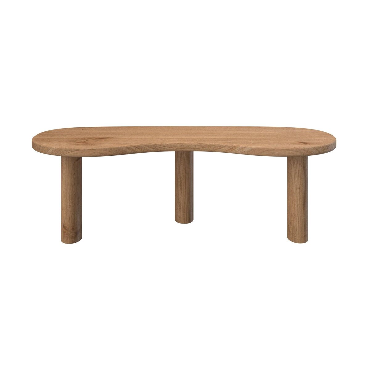 Rendez vous déco Table basse organique en bois massif de mindi - Brandan