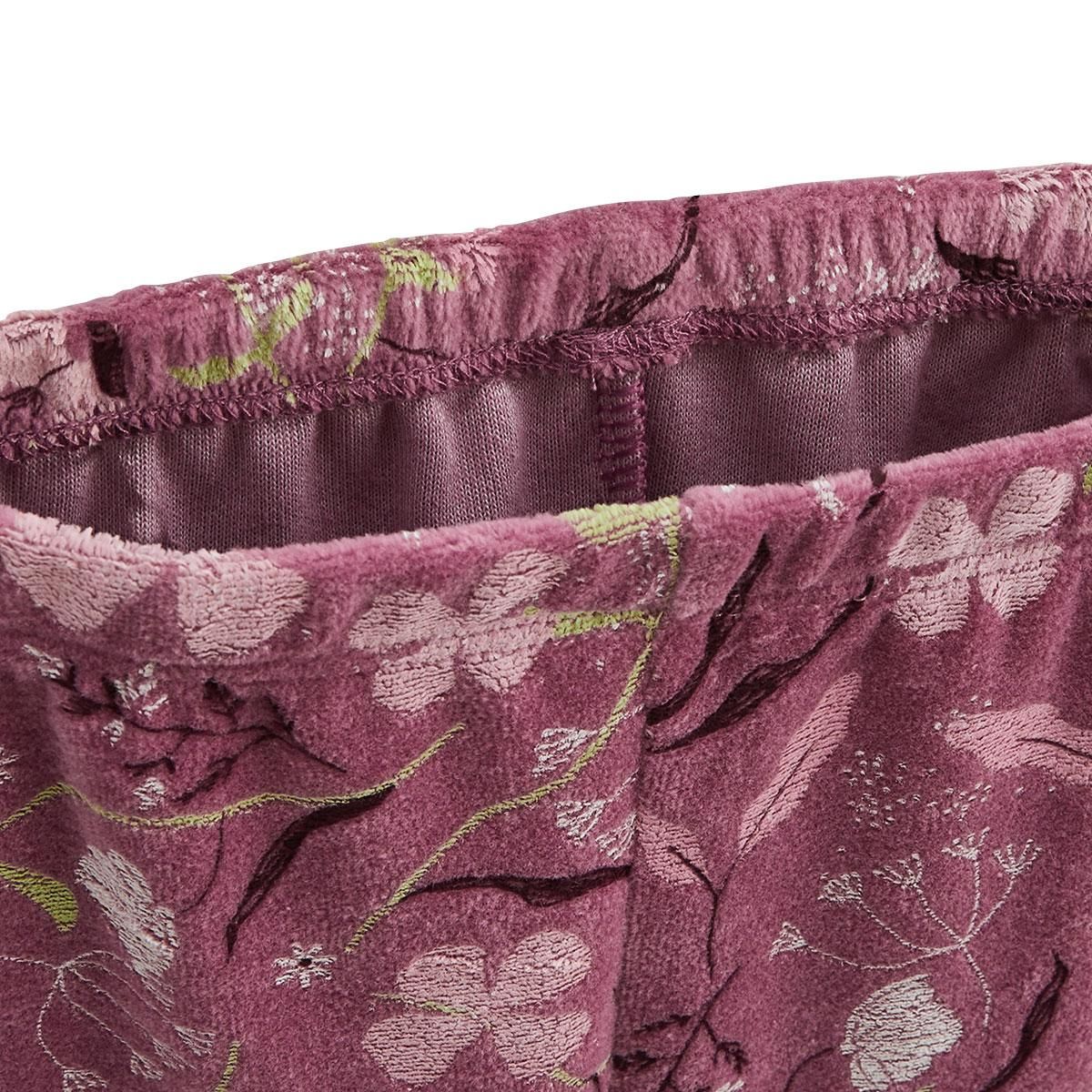 Petit Béguin Pyjama enfant 2 pièces en velours Mila