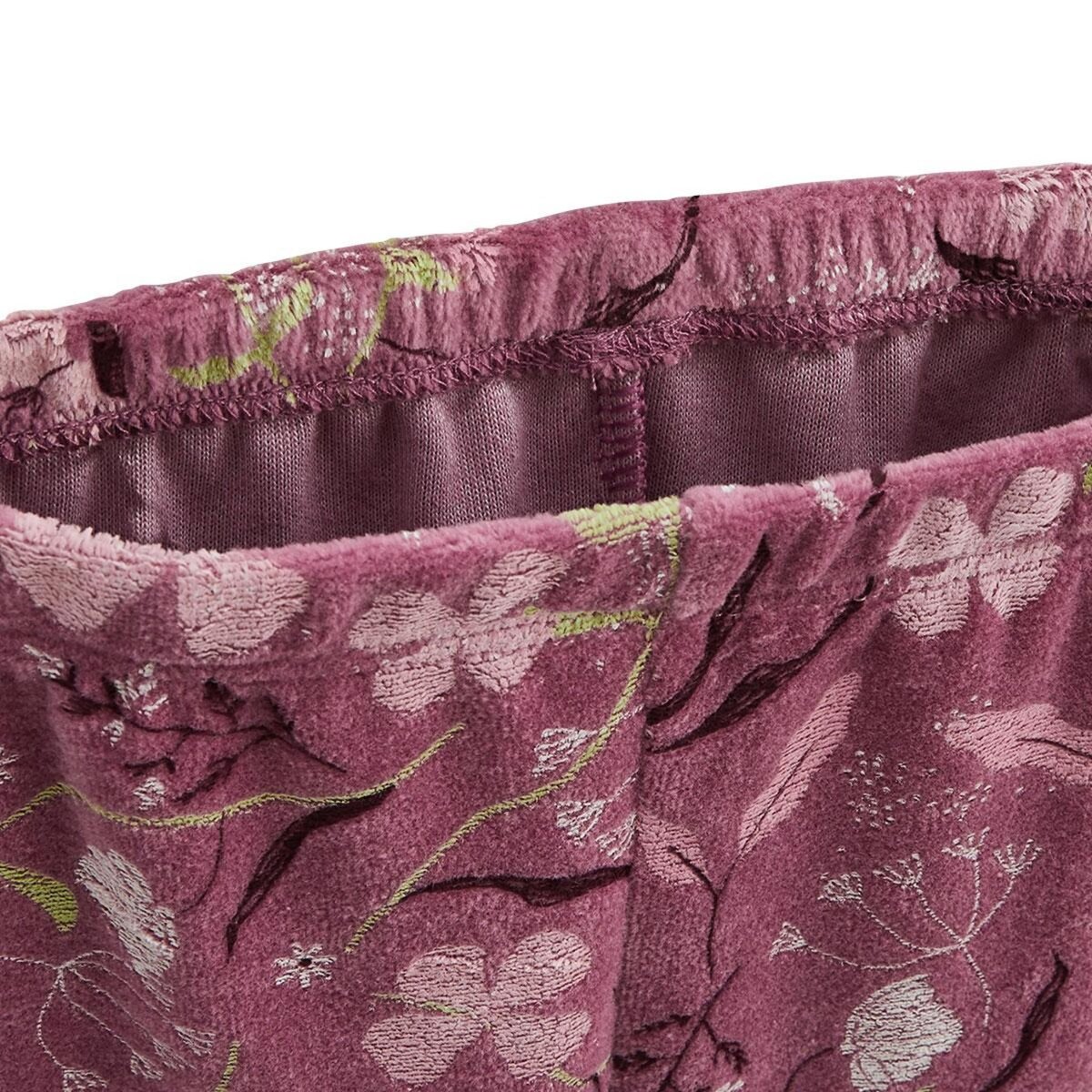 Petit Béguin Pyjama enfant 2 pièces en velours Mila