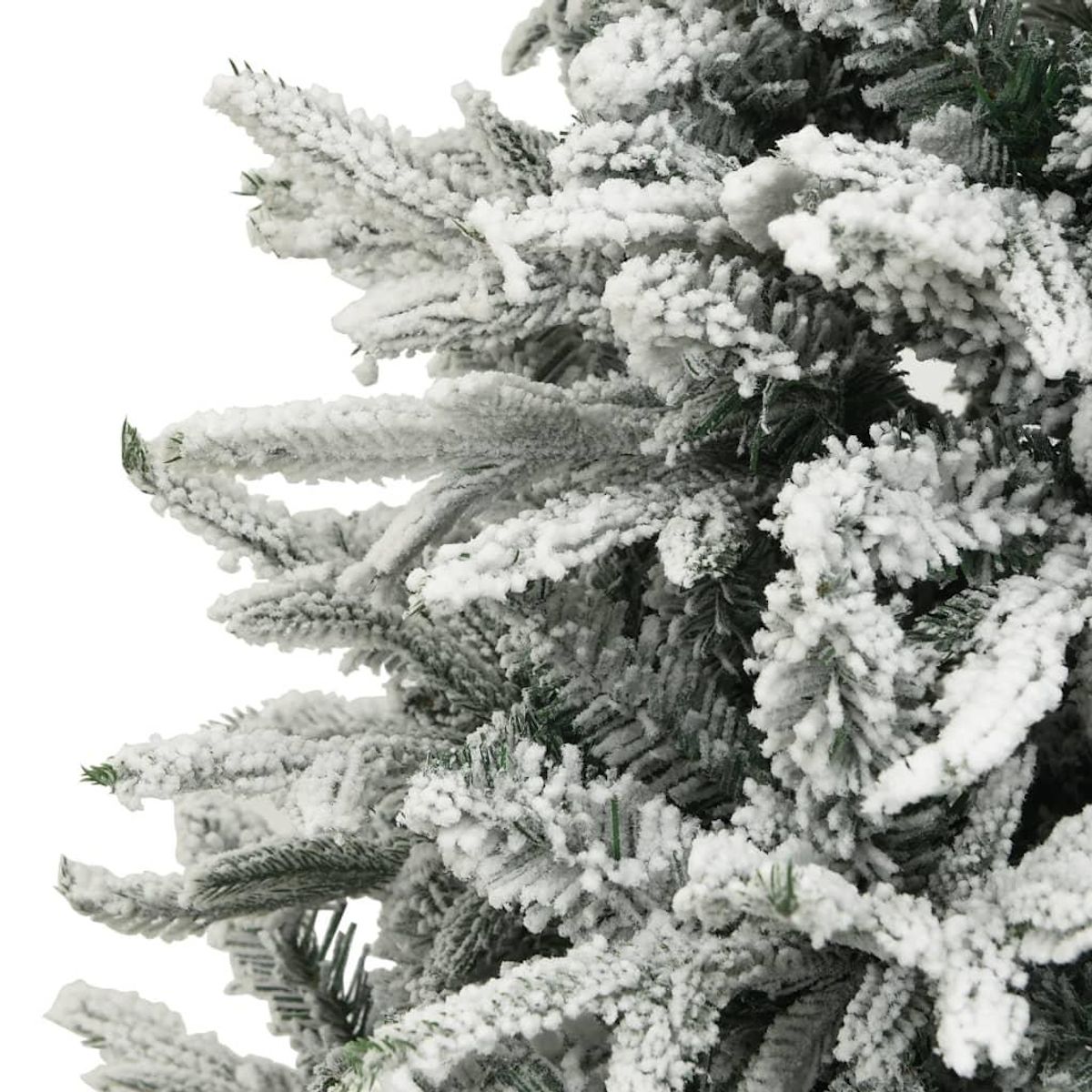 VIDAXL Sapin de Noël artificiel a flocons de neige Vert 240 cm PVC/PE