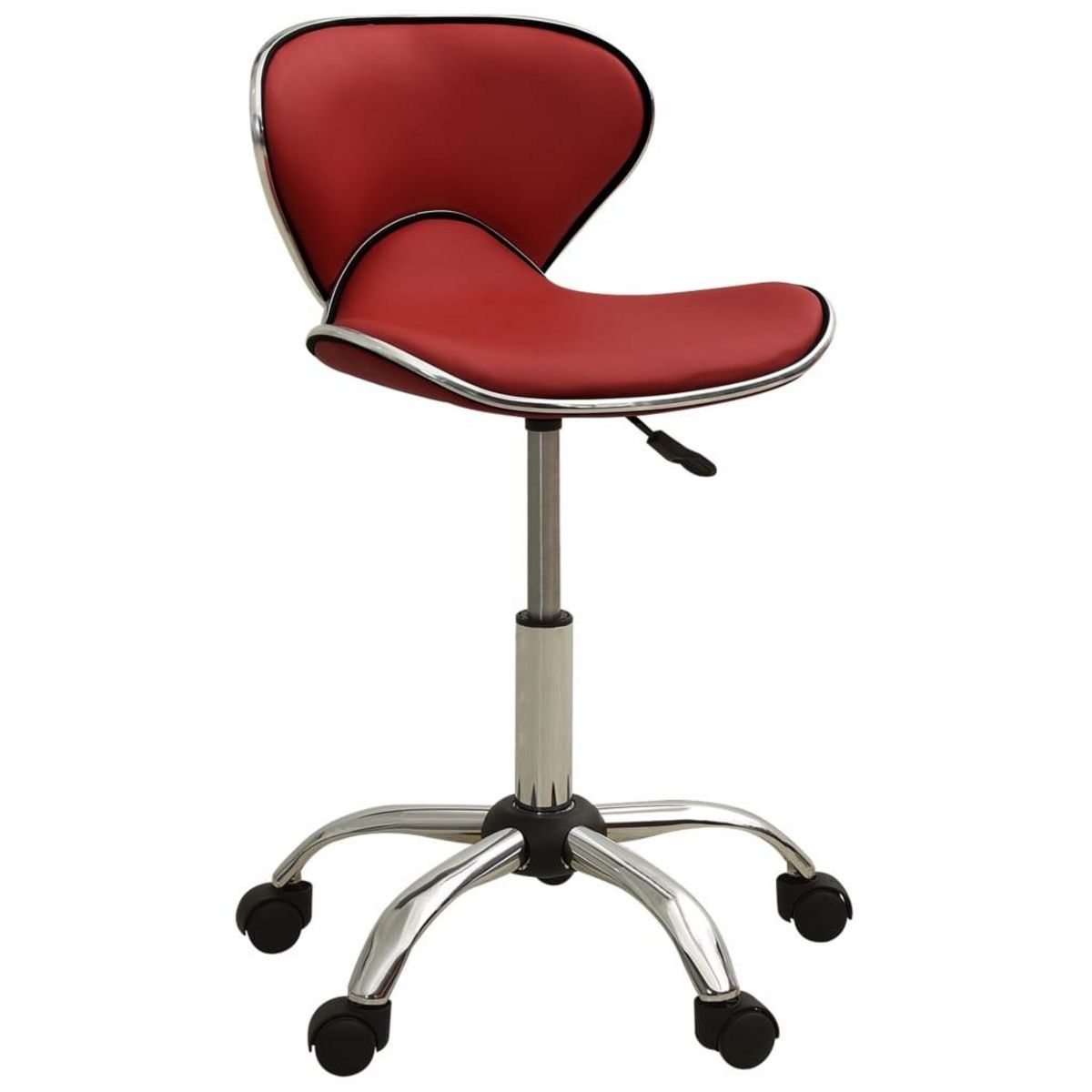 VIDAXL Chaise de bureau Rouge bordeaux Similicuir