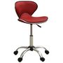 Voir la diapositive 1 : VIDAXL Chaise de bureau Rouge bordeaux Similicuir