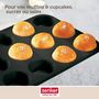 Voir la diapositive 6 : ZENKER Moule à muffins 12 empreintes 38 x 26 cm Zenker Black Metallic