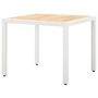 Voir la diapositive 5 : VIDAXL Salon de jardin 5 pcs resine tressee blanc