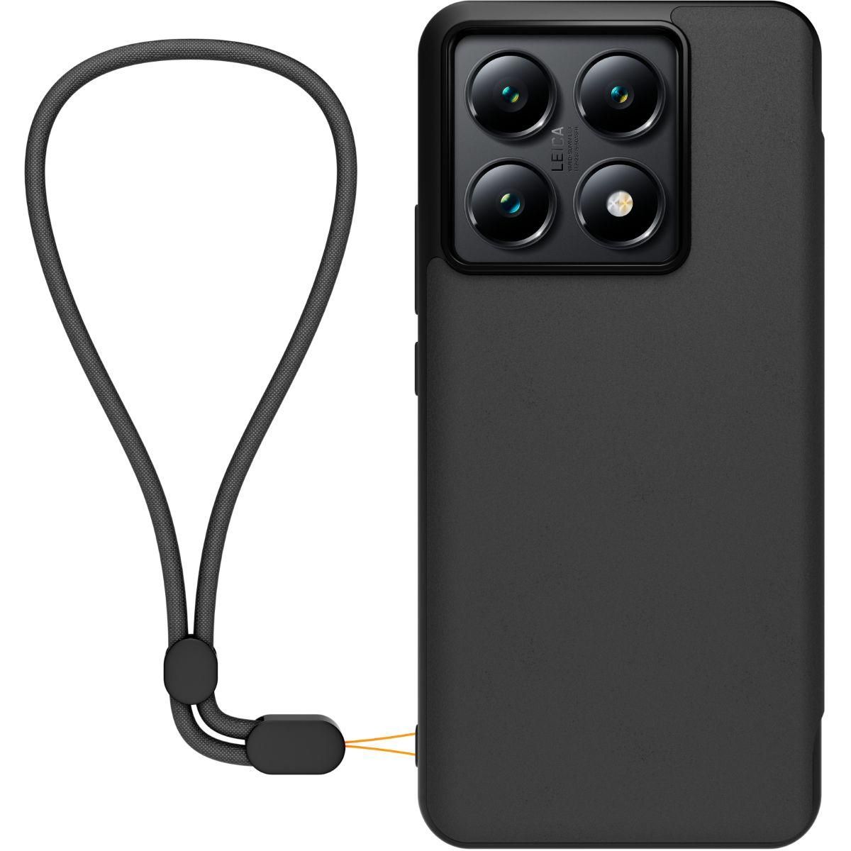 MADE FOR XIAOMI Etui avec cordon Xiaomi 14T PRO Premium Noir
