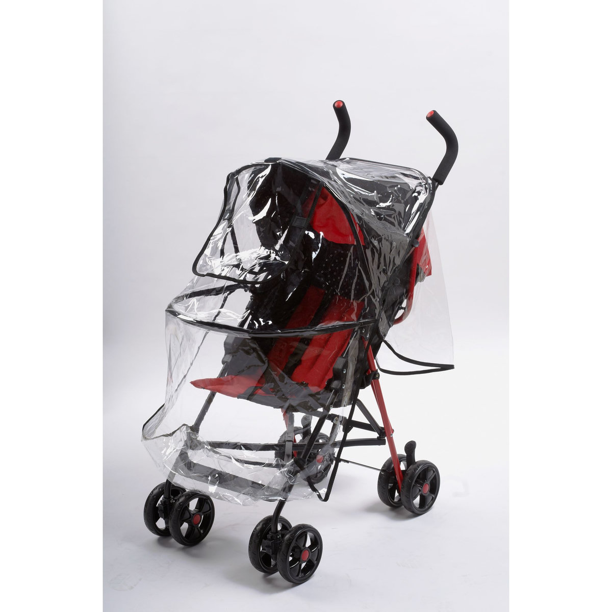 AUCHAN BABY Habillage pluie universel avec arceaux 