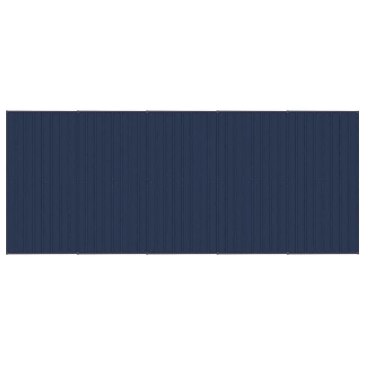 VIDAXL Chenil d'exterieur avec toit pour chiens Acier 9,22 m²