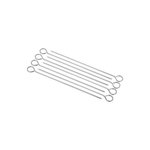 NEKA Lot de 8 Piques à Brochettes  Neka  27cm Argent