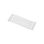 Voir la diapositive 1 : NEKA Lot de 8 Piques à Brochettes  Neka  27cm Argent