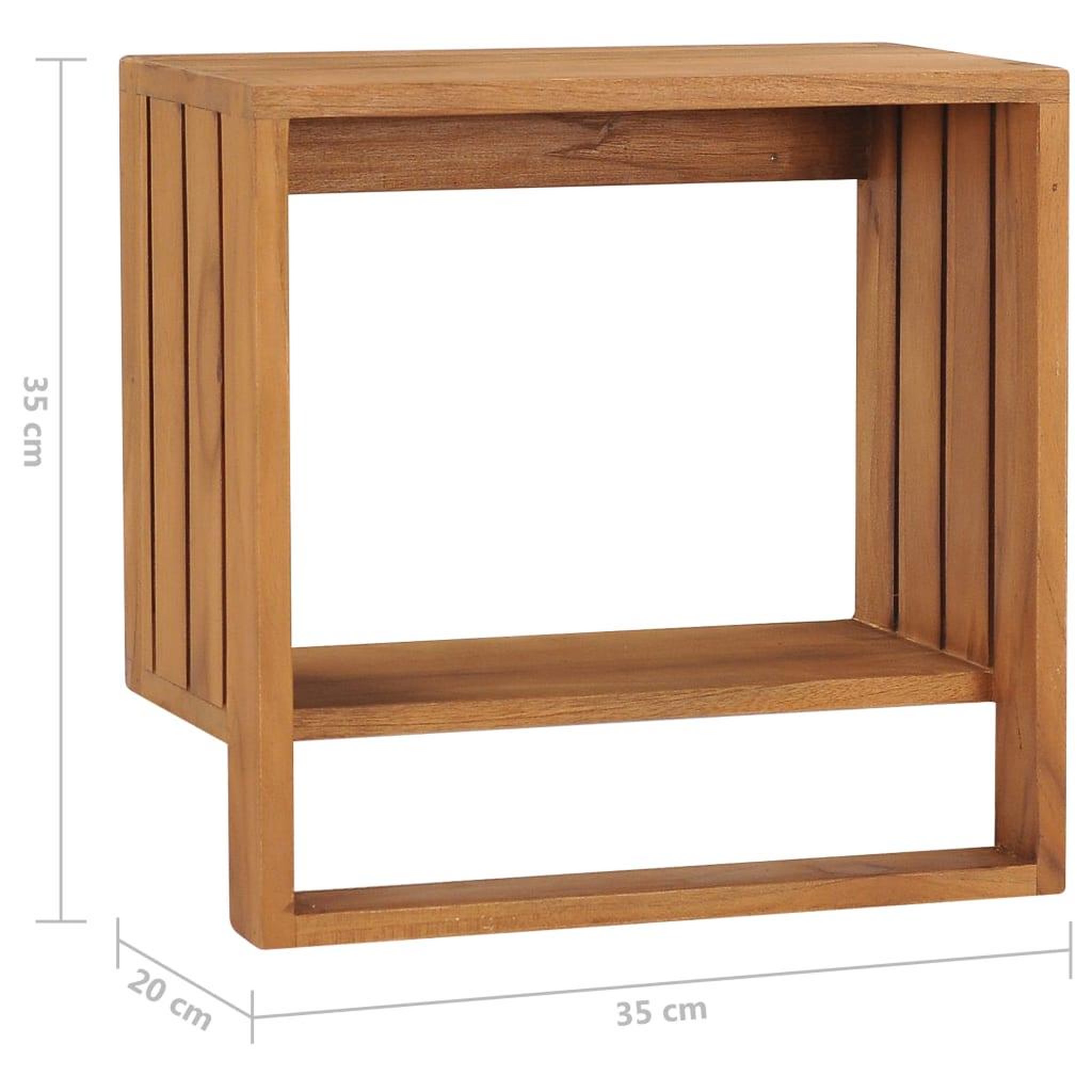 Voir la diapositive 6 : VIDAXL Porte-serviette mural 35x20x35 cm bois de teck solide
