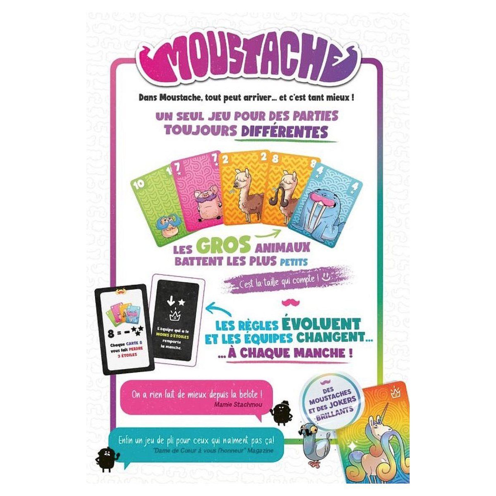 Voir la diapositive 2 : LUMBERJACKS STUDIO Moustache - jeu de strategie