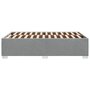 Voir la diapositive 5 : VIDAXL Cadre de lit sans matelas gris clair 120x190 cm tissu