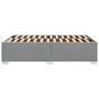 Voir la diapositive 5 : VIDAXL Cadre de lit sans matelas gris clair 120x190 cm tissu
