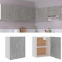 Voir la diapositive 2 : VIDAXL Armoire suspendue Gris beton 50x31x60 cm Bois d'ingenierie