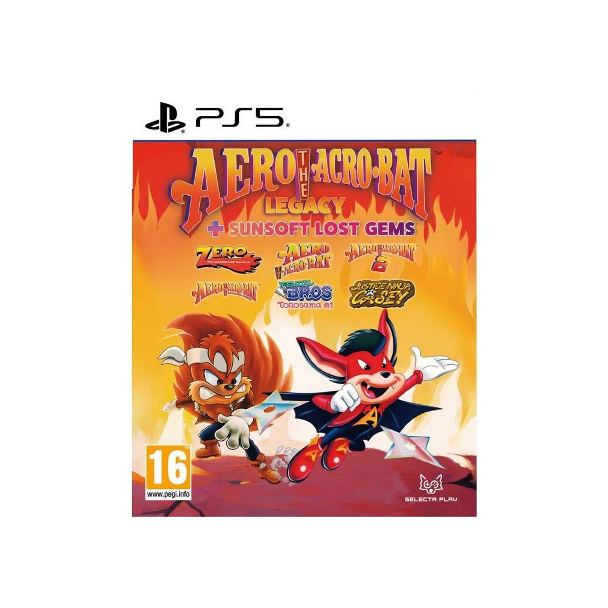 Just for games Aero The Acro-Bat Legacy + Sunsoft Lost Gems - Jeu PS5