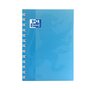 OXFORD Agenda scolaire journalier à spirale 12x18cm Soft Touch bleu 2023-2024