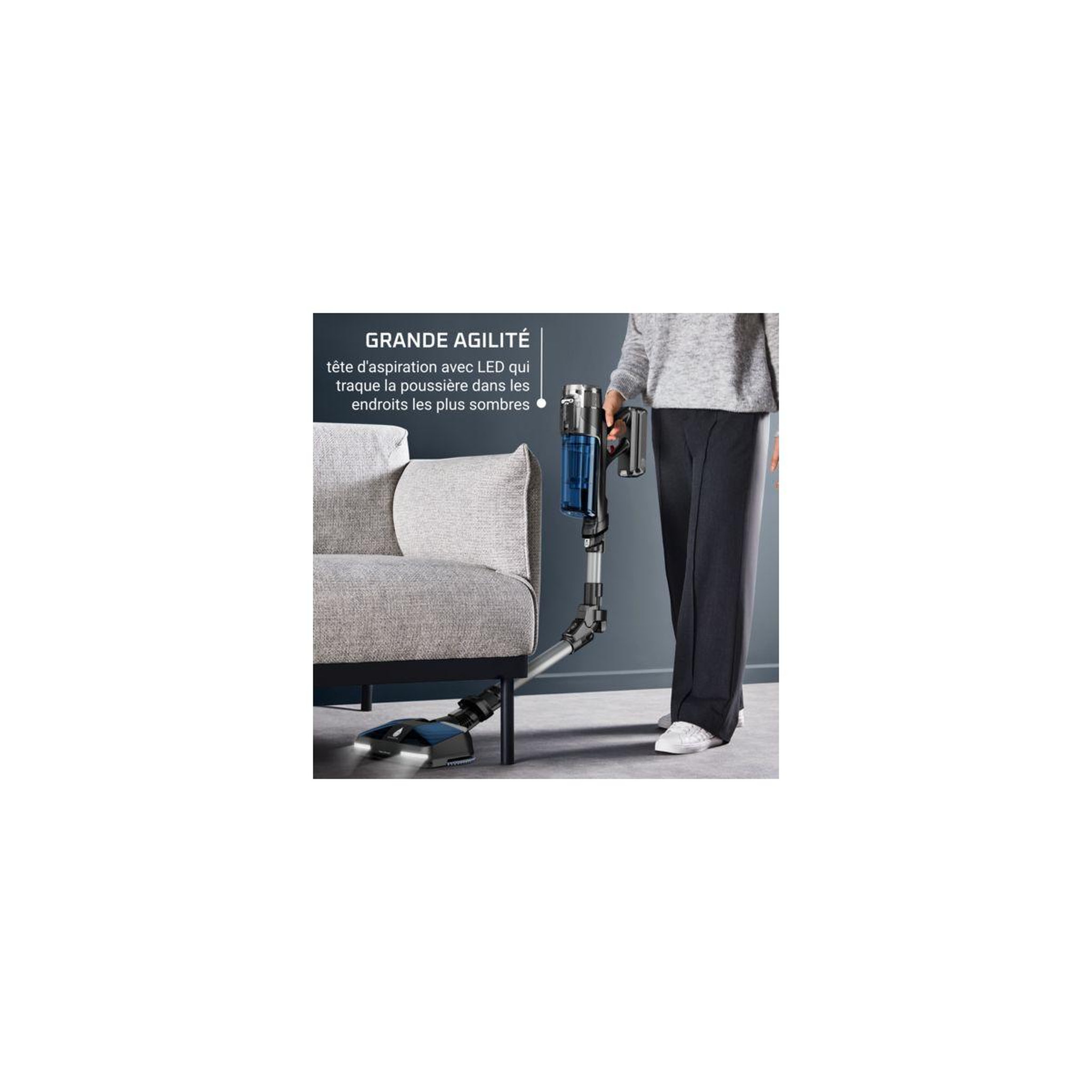 Voir la diapositive 2 : ROWENTA Brosse lavage sols durs aerospin aspirateur x-force 12.60 13.60