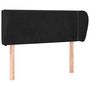 Voir la diapositive 2 : VIDAXL Tete de lit avec oreilles Noir 103x23x78/88 cm Velours