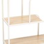 Voir la diapositive 2 : FIVE Étagère 4 Niveaux  Curvy  101cm Naturel