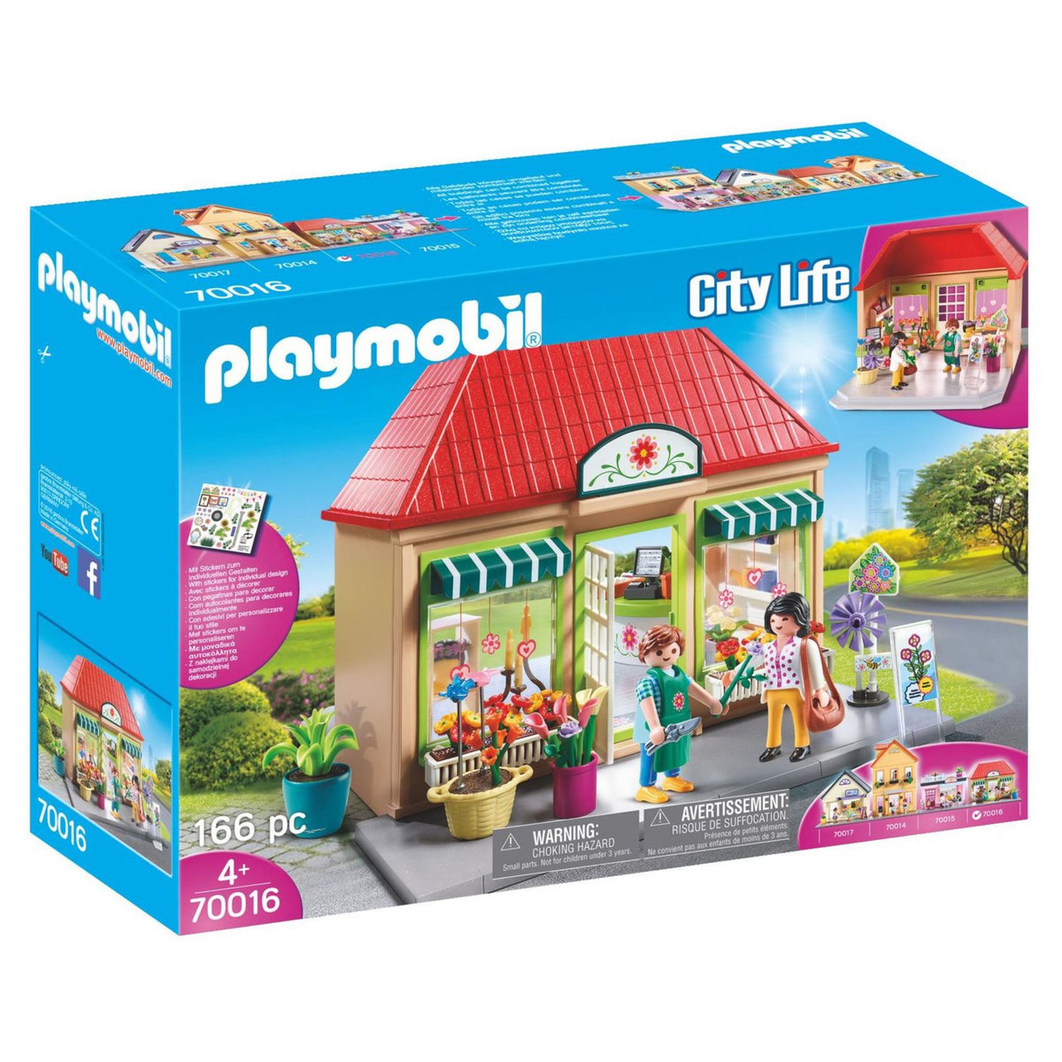 PLAYMOBIL 70016 - City Life - Magasin de fleurs 