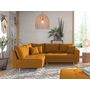 Voir la diapositive 2 : LISA DESIGN Rune - canapé d'angle - avec pouf d'appoint - 4 places - style scandinave - gauche