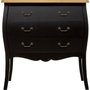 Voir la diapositive 4 : ATMOSPHERA Commode 3 Tiroirs  Chrysa  76cm Noir