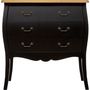 Voir la diapositive 4 : ATMOSPHERA Commode 3 Tiroirs  Chrysa  76cm Noir