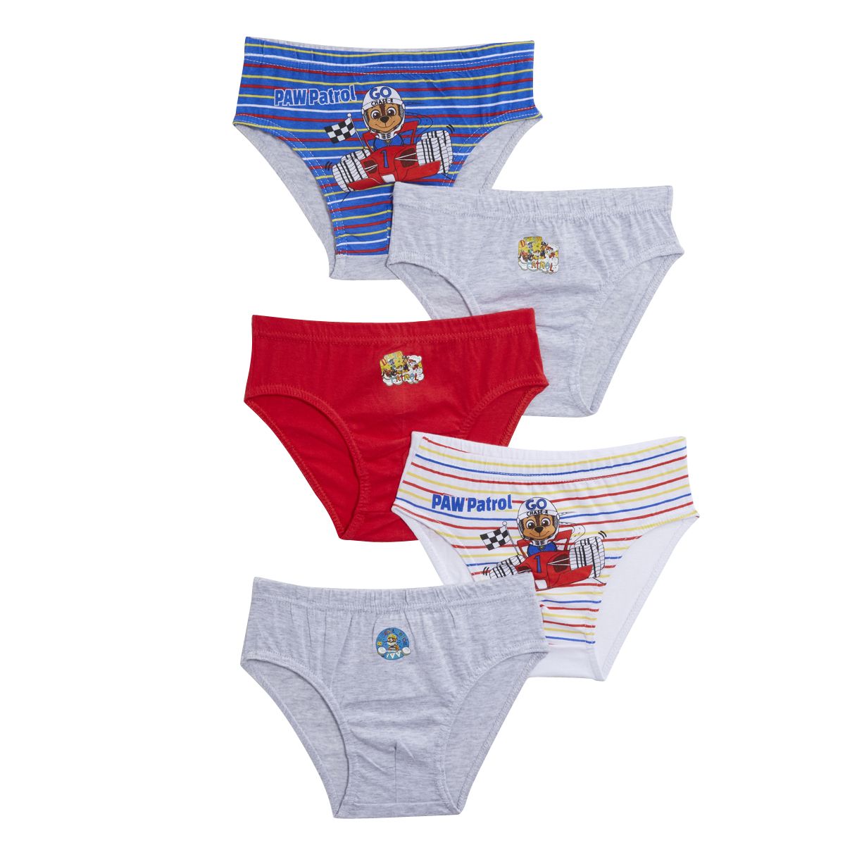 PAT PATROUILLE Lot de 5 slips garçon
