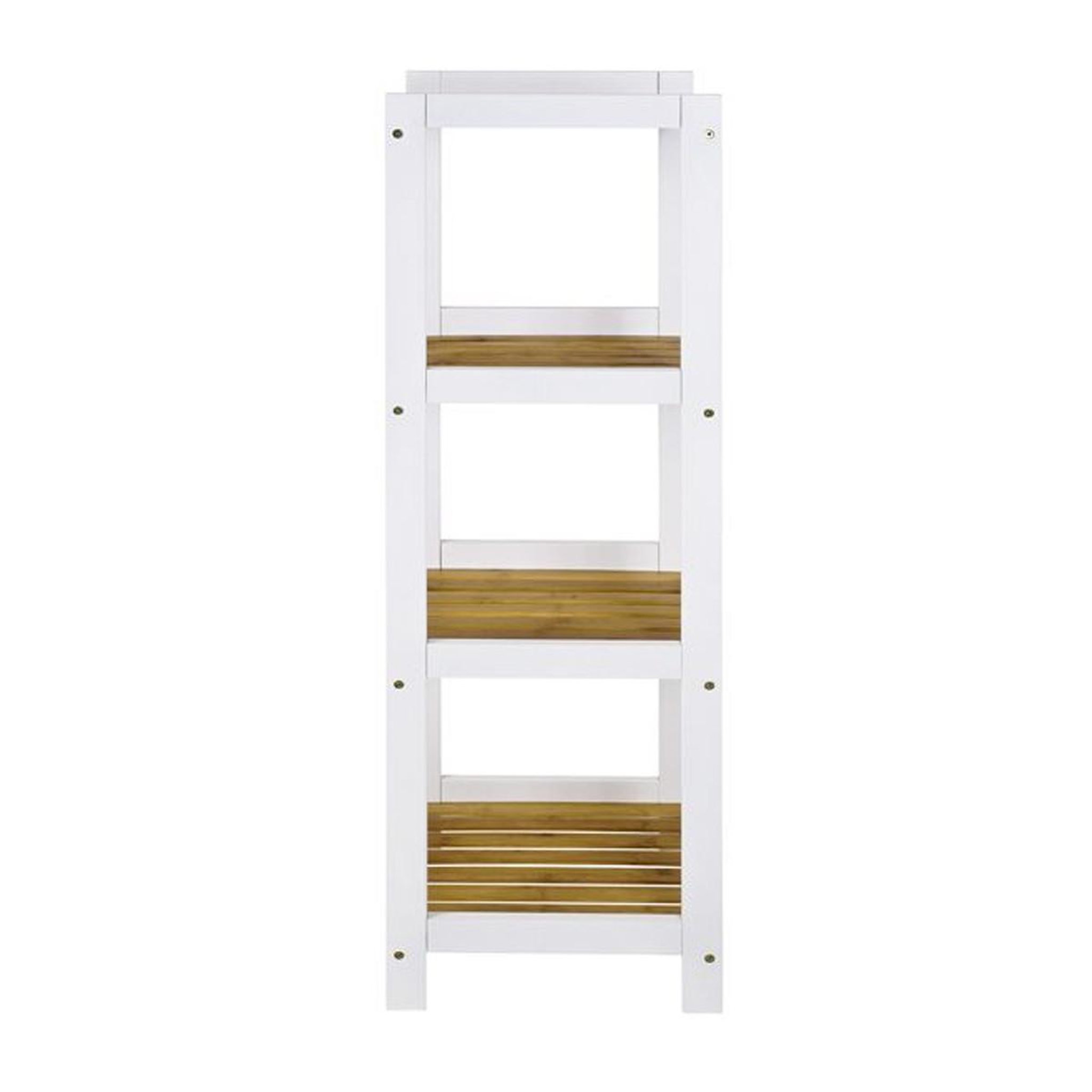 Voir la diapositive 2 : Paris Prix Étagère 4 niveaux en bambou  stacy  112cm naturel