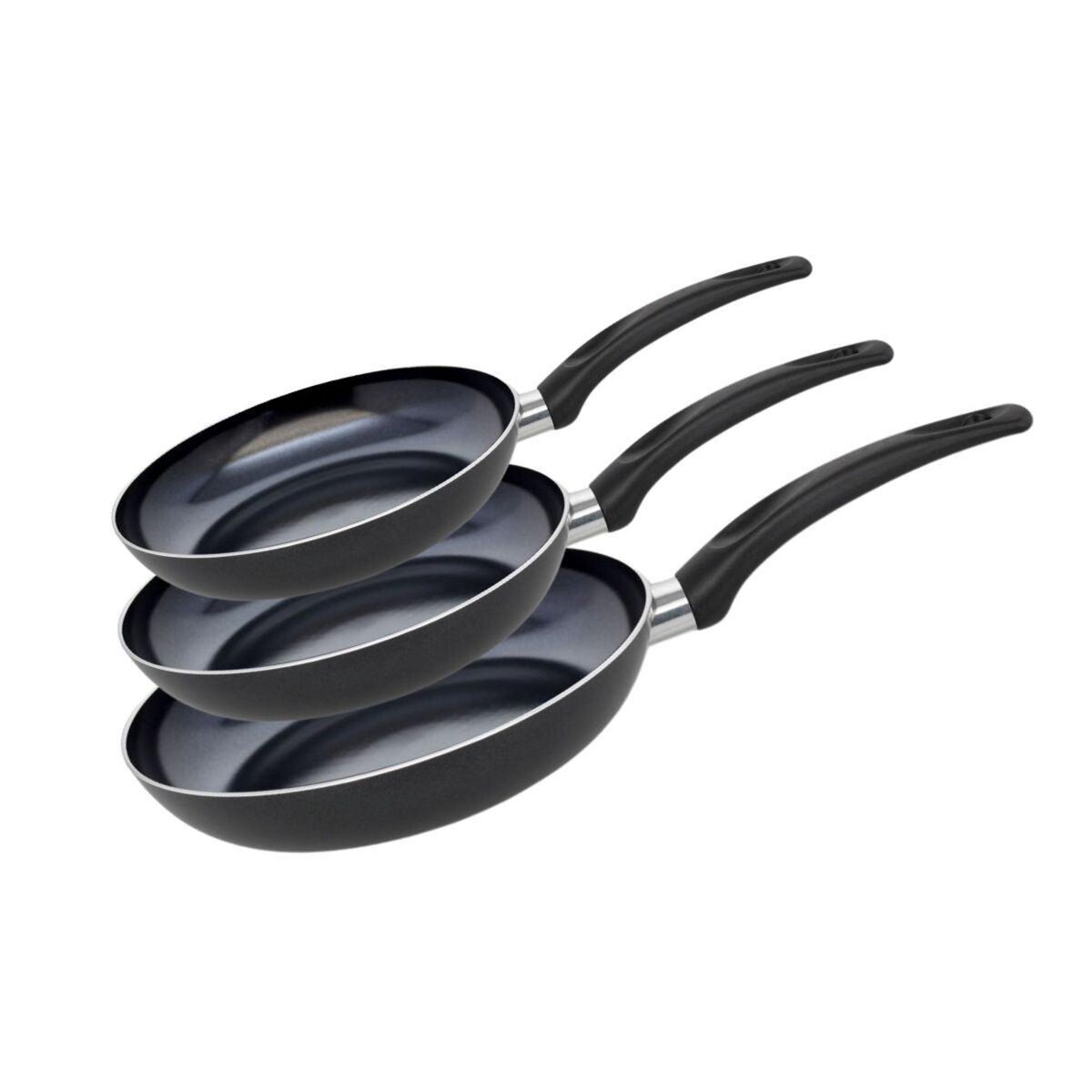 ELO Set de 3 Poêles 20, 24 et 28 cm céramique sans PFAS Elo Prima Cucina