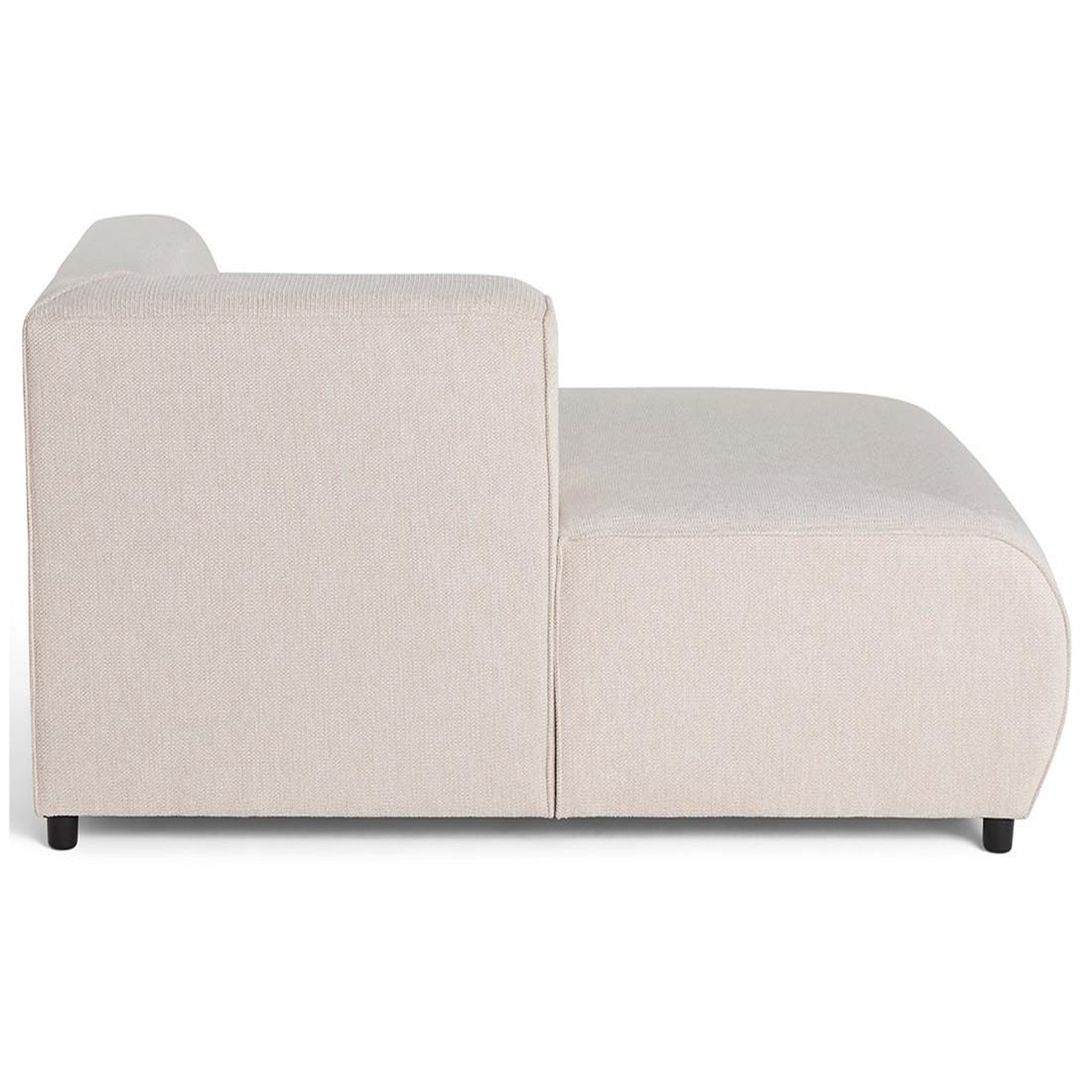 Voir la diapositive 6 : LISA DESIGN Suaro - module d'assise méridienne gauche en tissu texturé